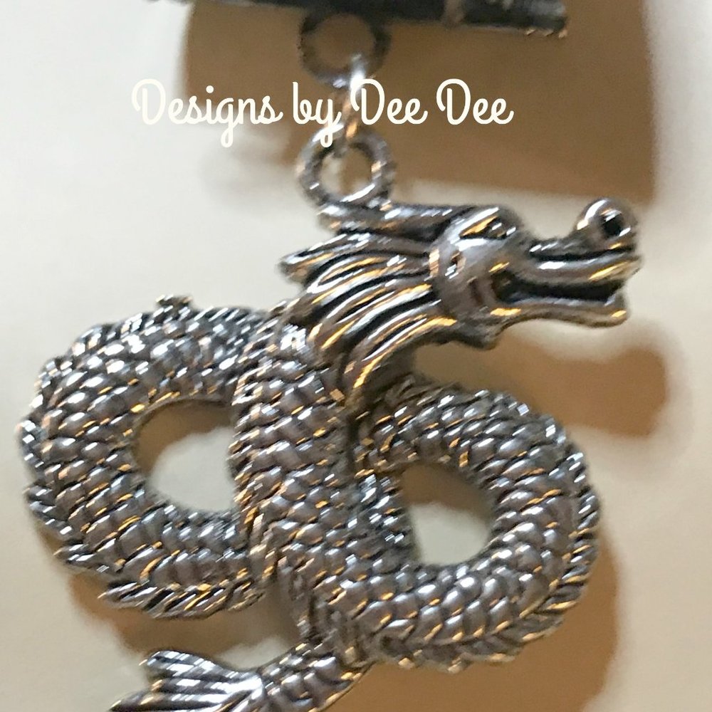Dragon Necklace Enhancer or Scarf Jewelry